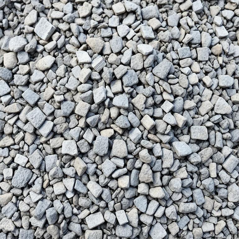 İnşaat agregası taş malzeme